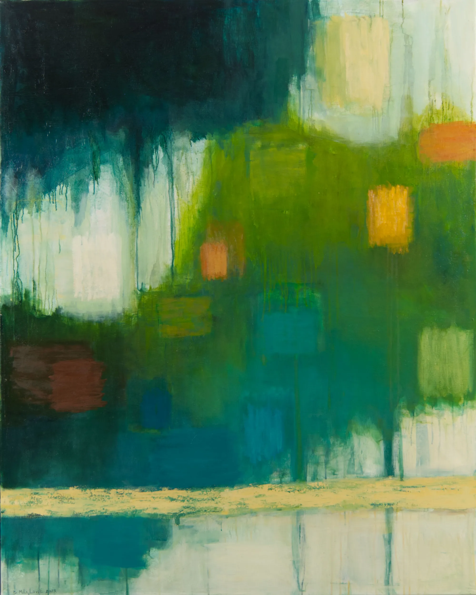 A.P.26-691 (Angel's Wing), Branislav Mihajlović, 2026, Oil on canvas