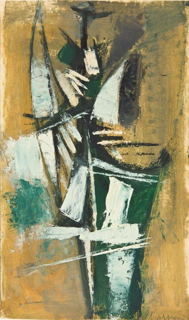 Untitled (173-115), António Charrua, Oil on paper