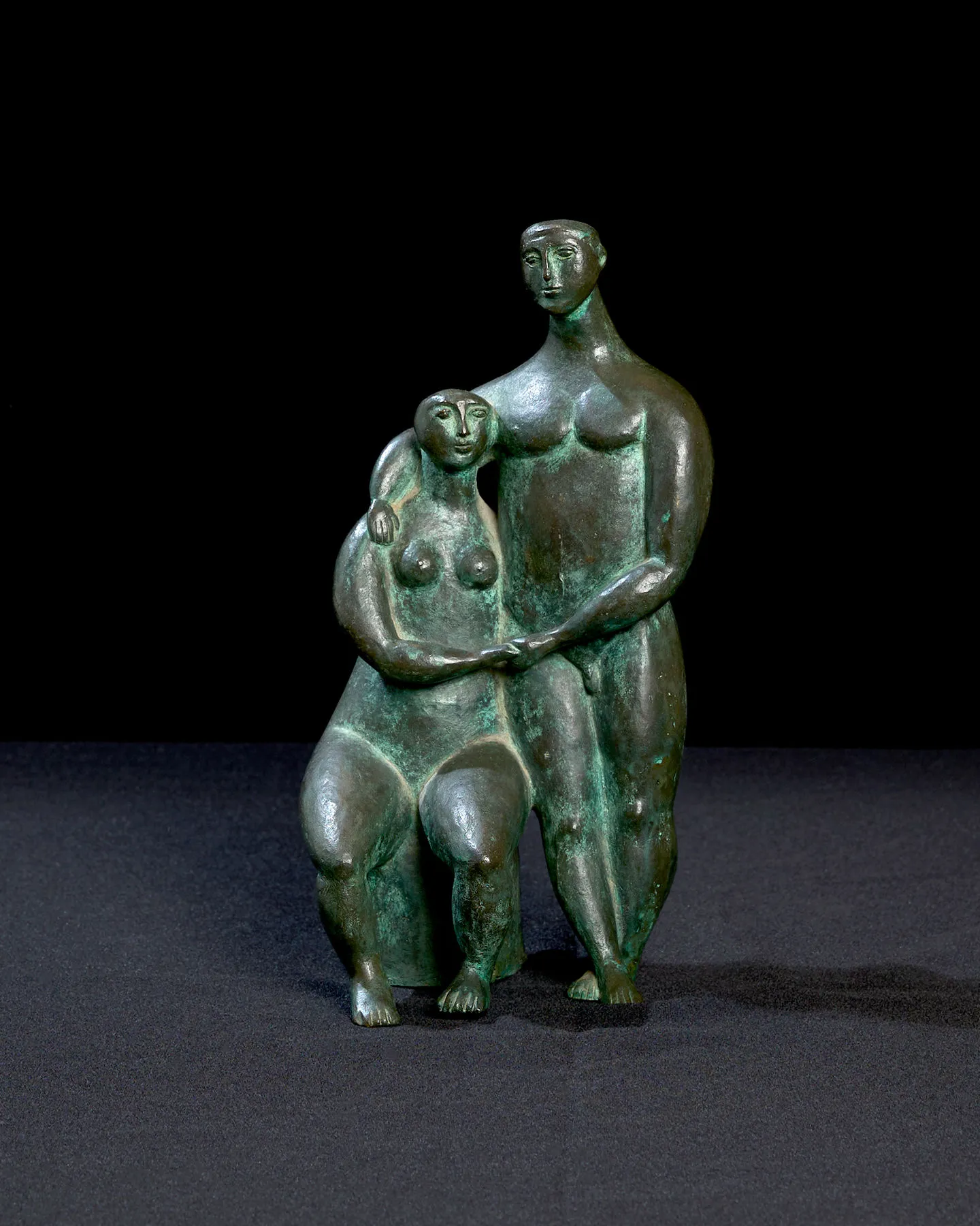Untitled - (Casal), Jorge Vieira, Bronze sculpture