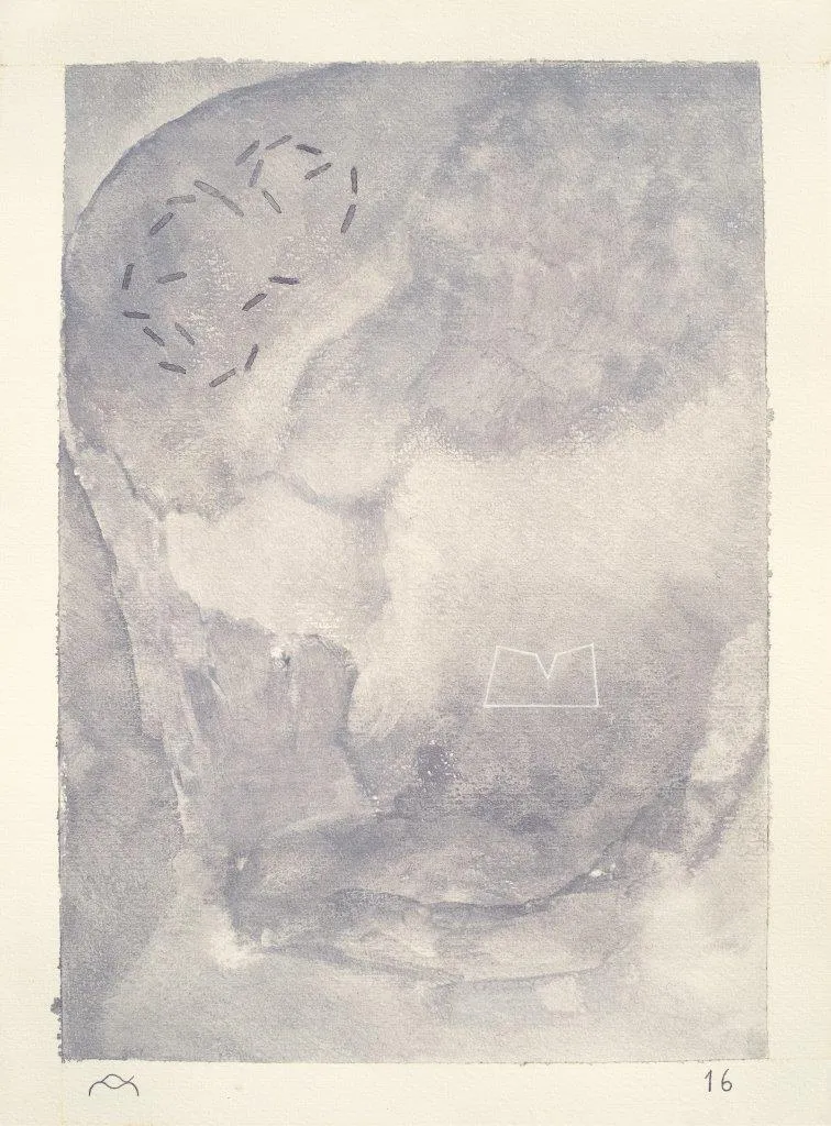 Untitled (270-20), Fala Mariam, 2016, Acrylic on paper