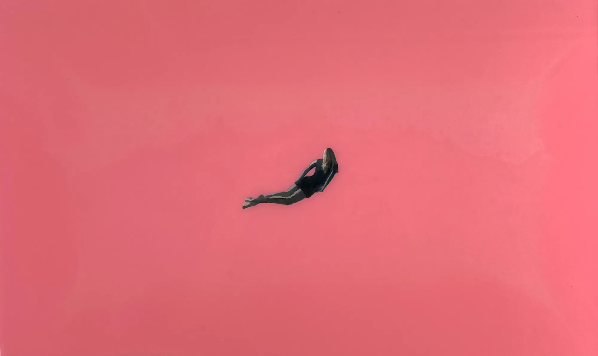 Little Red Violet II, Jorge Hernández, 2024, Mixed media on wood