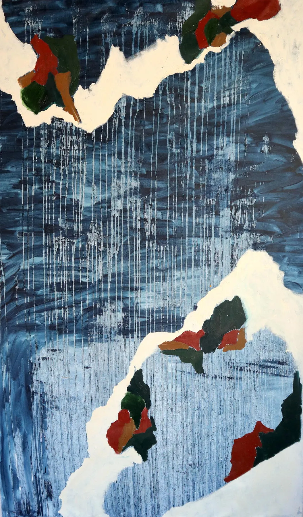 Untitled - série Mapas 13, Carlota Roque Martins, 2020, Oil on canvas