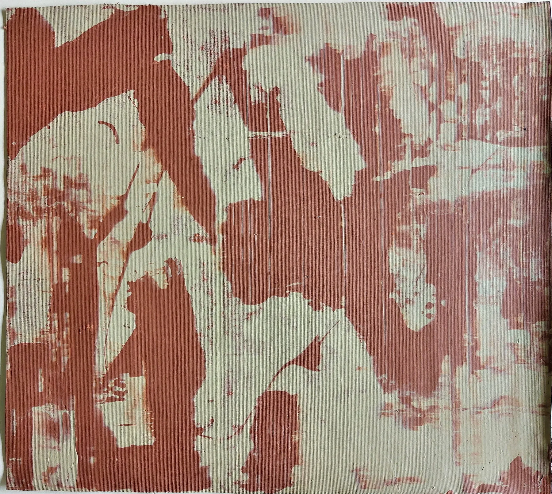 Étude 6, Jean Pierre Porcher, 2022, Acrylic on canvas and wood