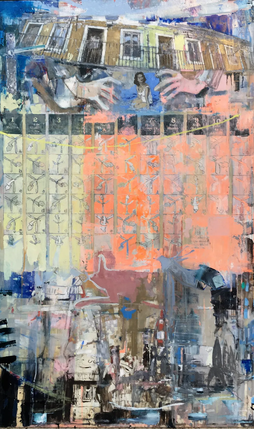 Untitled (174-09), João Cristóvão, 2013, Mixed media on canvas