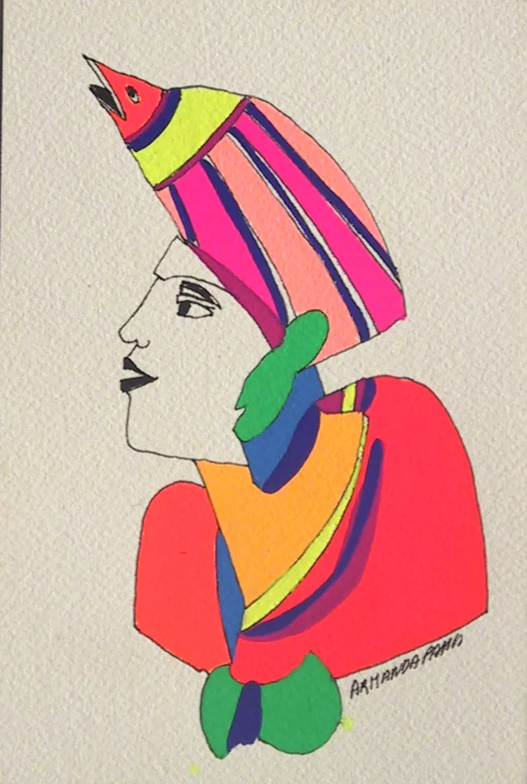 Untitled #16, Armanda Passos, 2002, Gouache on paper