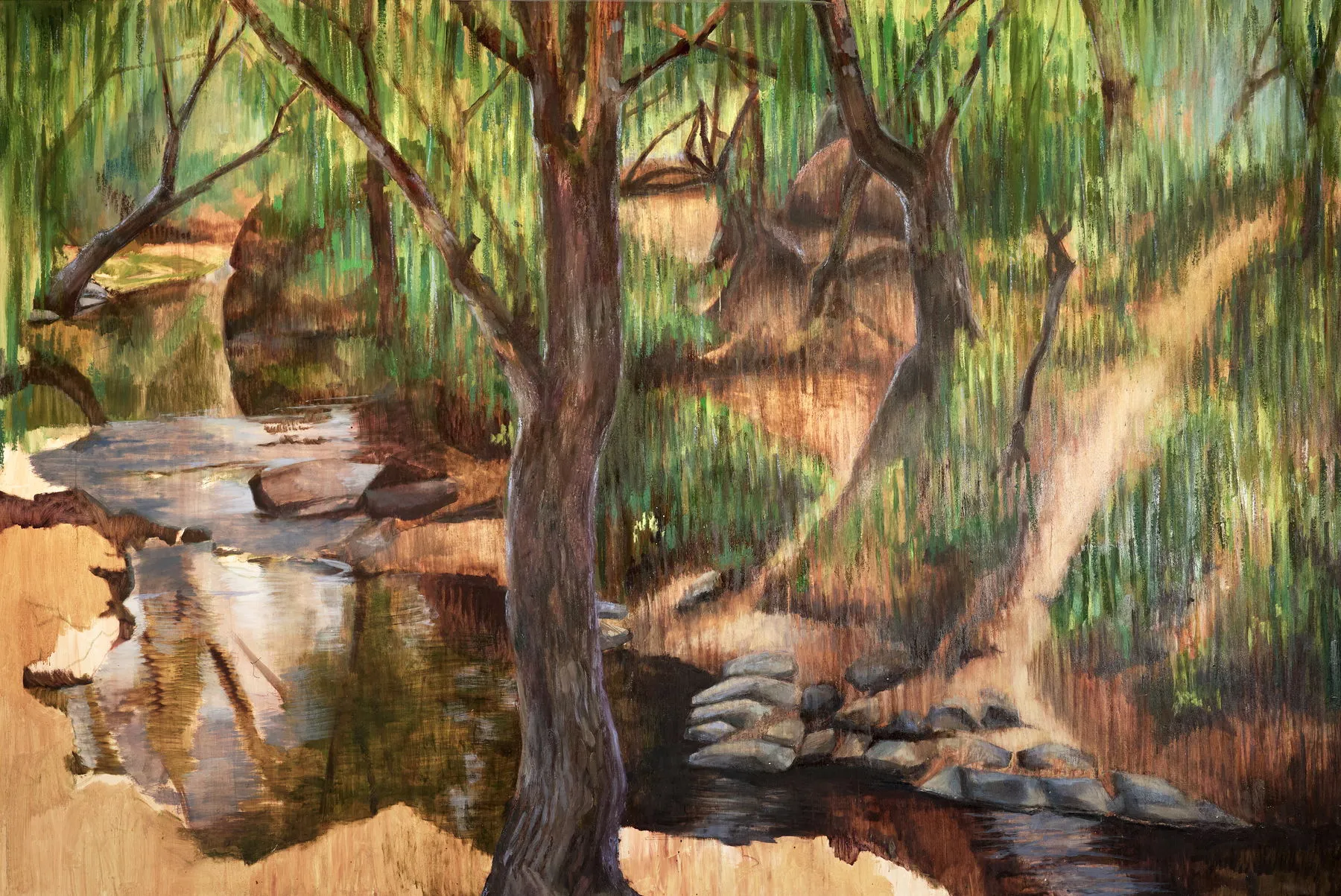 Untitled (304-01), Stefanie Pullin, 2026, Mixed media on canvas