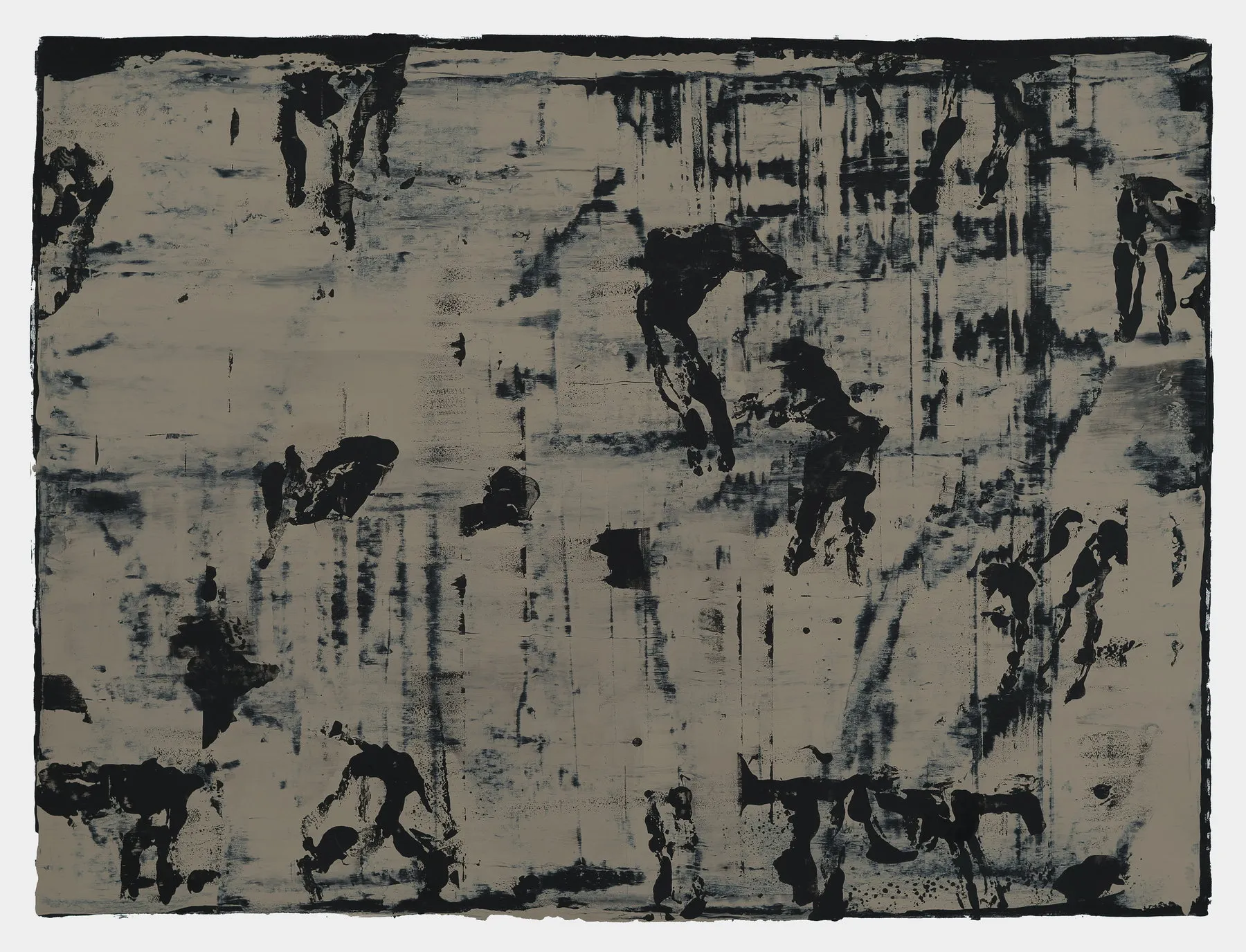 L'impasse, Jean Pierre Porcher, 2018, Acrylic on canvas