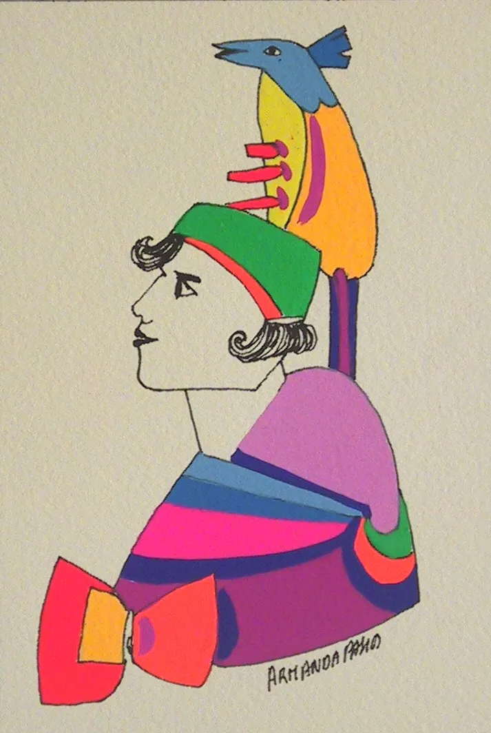 Untitled #18, Armanda Passos, 2002, Gouache on paper
