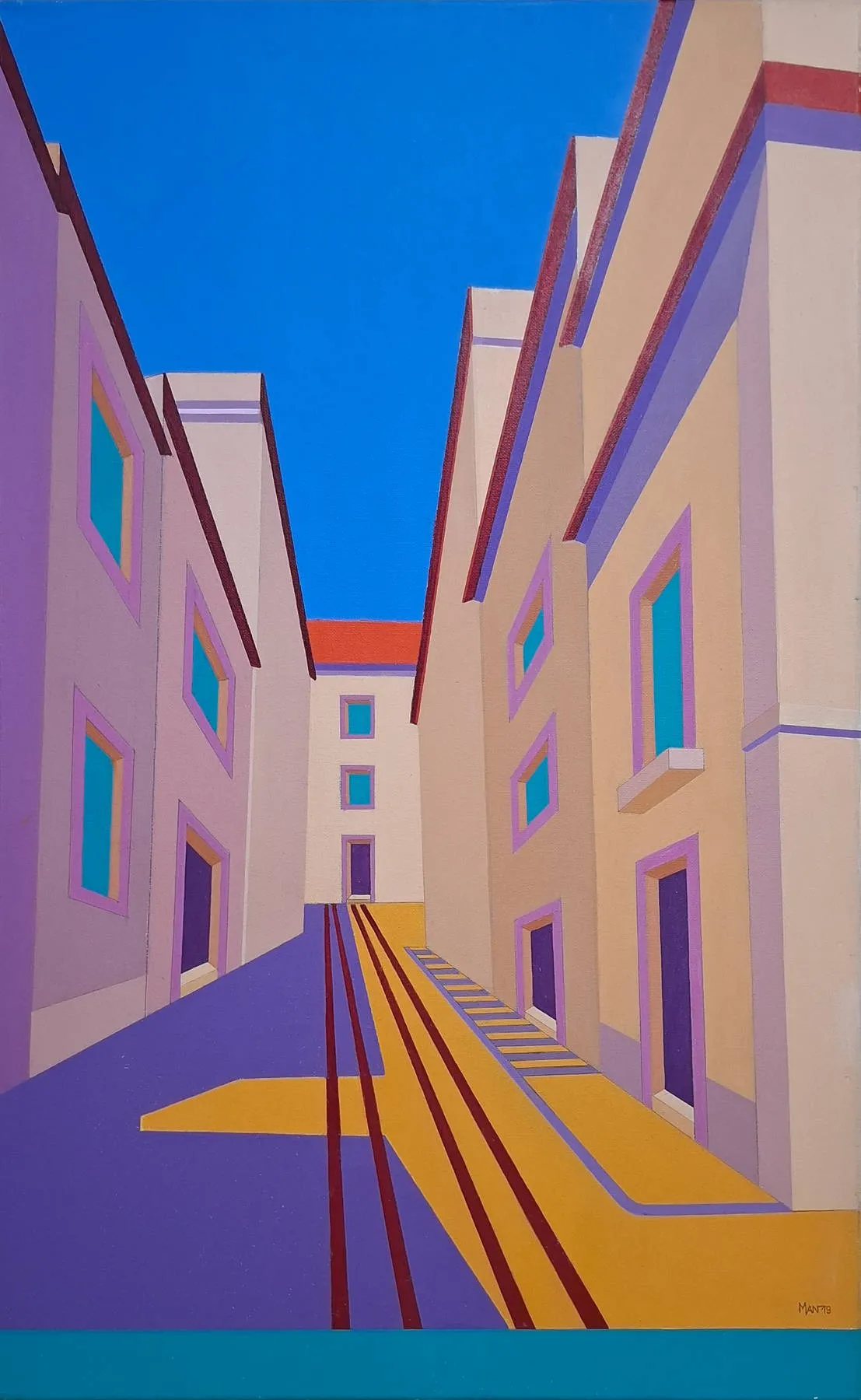 Bica III, MAN, 2019, Acrylic on canvas
