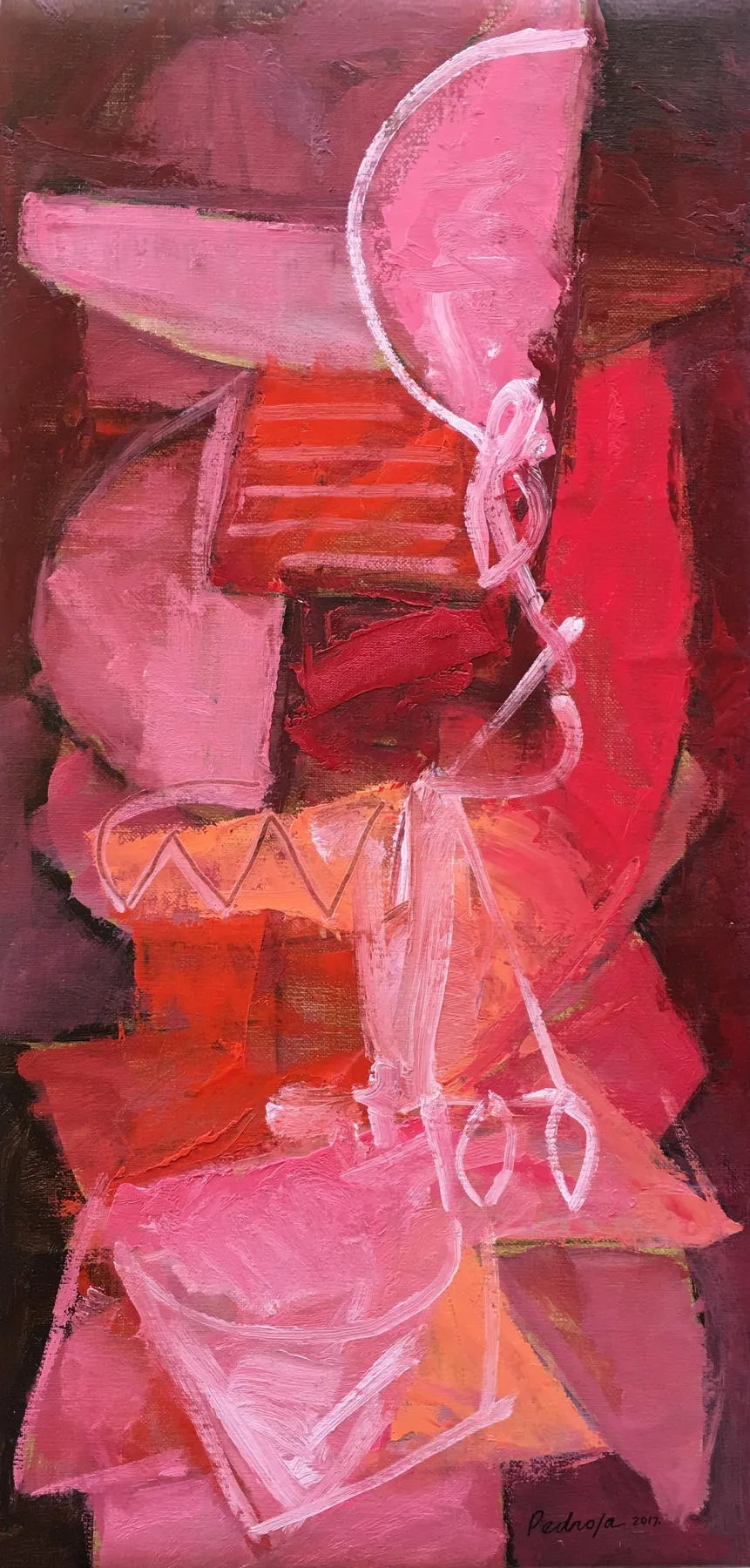 Suite asolana II, Bruno Pedrosa, 2017, Acrylic on canvas