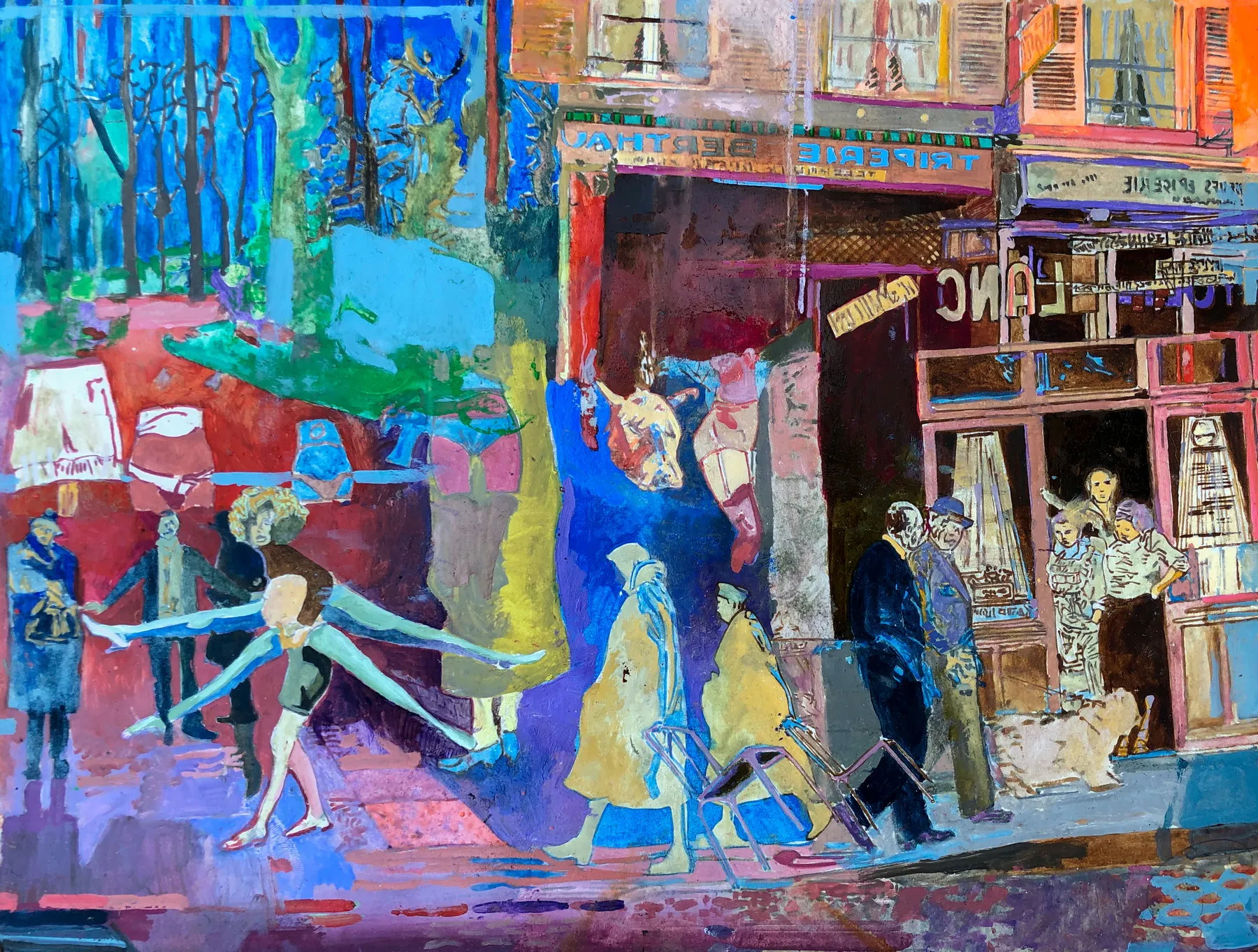 Untitled (223-25), João Cristóvão, 2020, Oil on cardboard