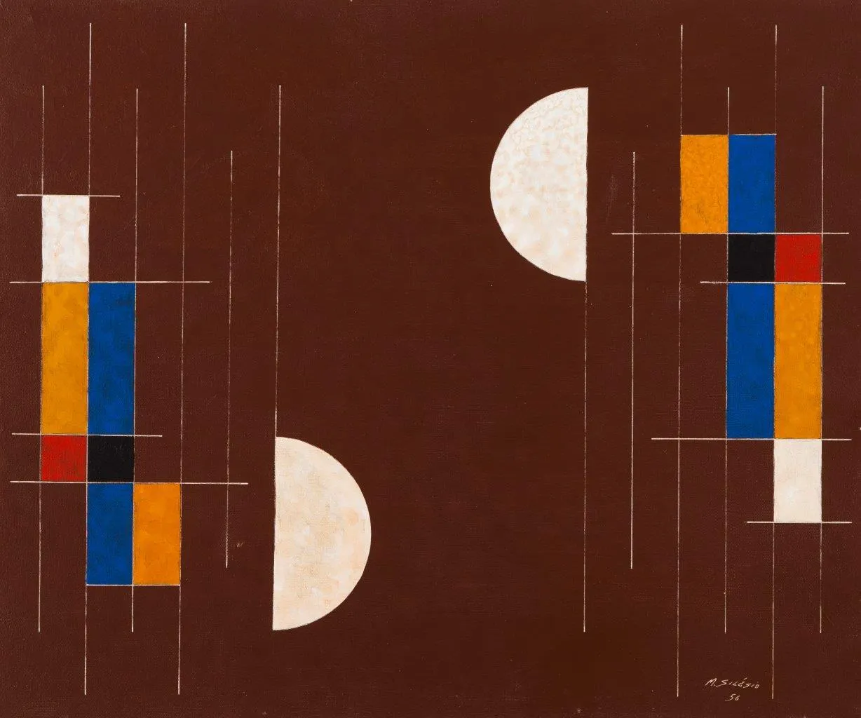 Untitled, Mário Silésio, 1956, Oil on canvas
