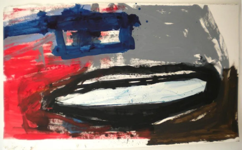 Antecâmara do Segredo III, Ana Sério, Oil on paper