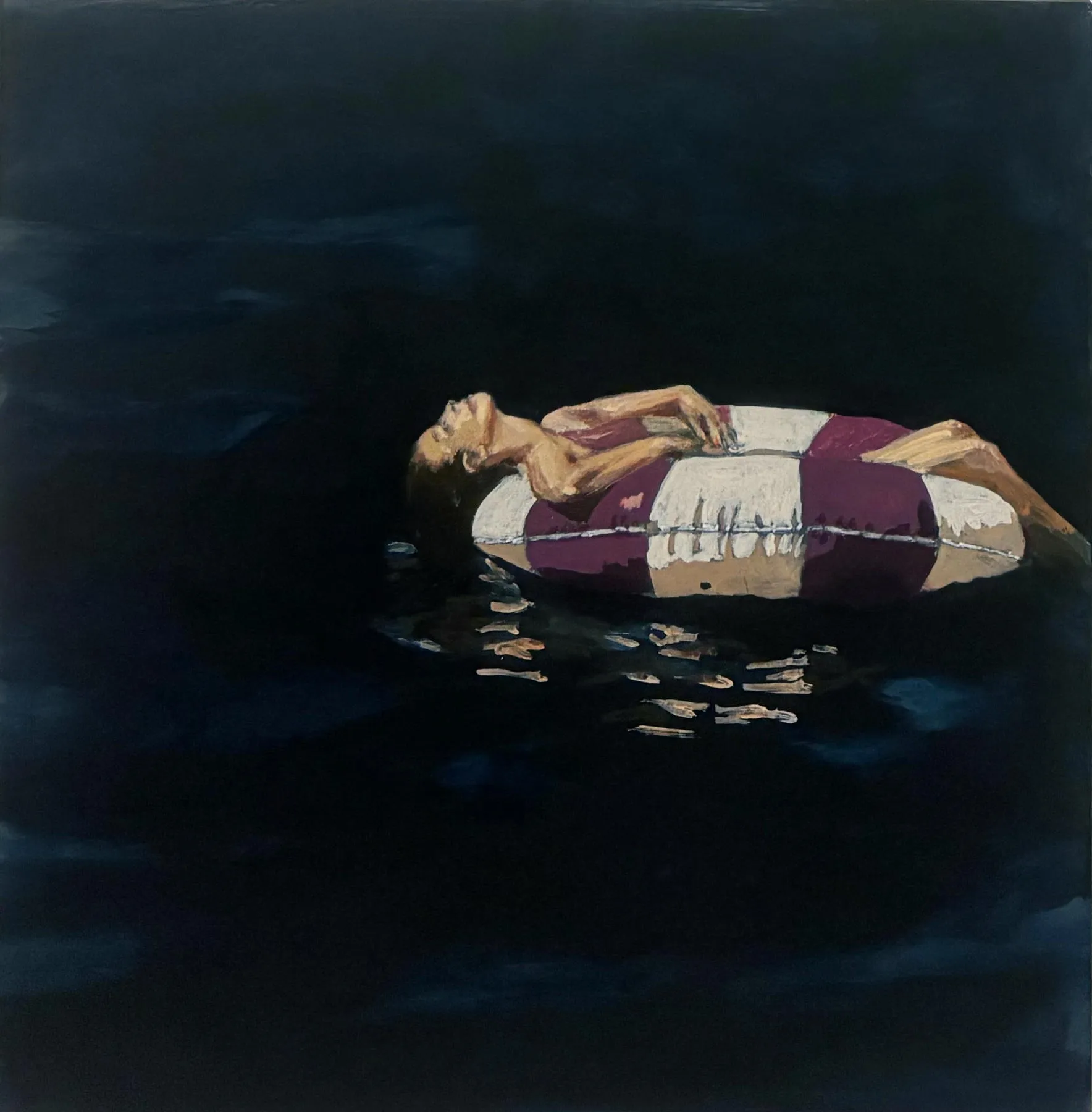 Untitled (301-13), Ana Cardoso, 2026, Acrylic and coloured pencil on MDF