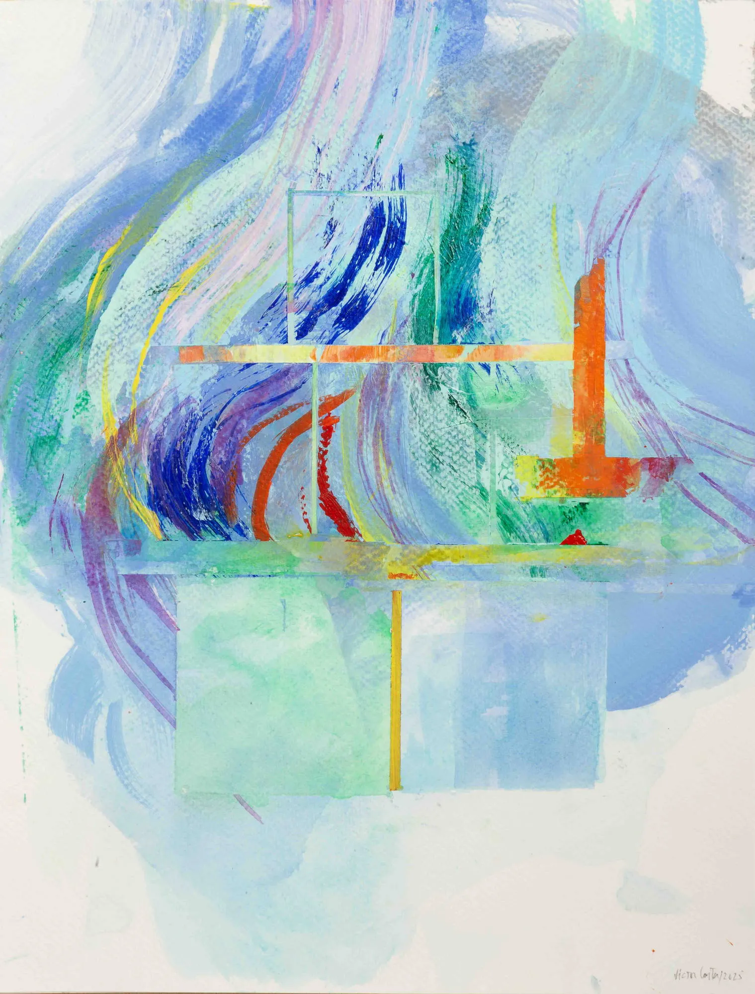 Untitled (296-29), Victor Costa, 2025, Acrylic on paper