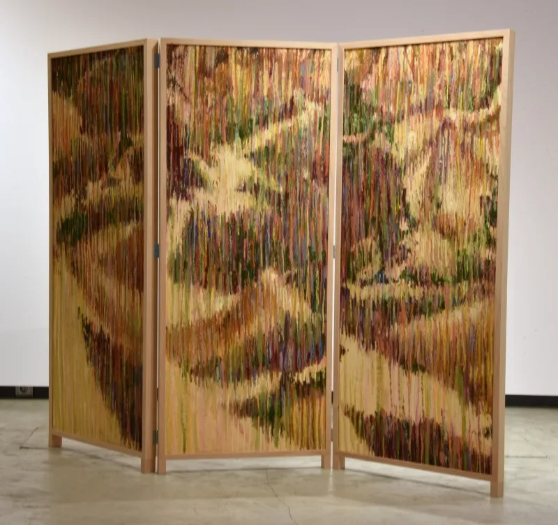 Untitled - Biombo, Stefanie Pullin, 2020, Mixed media on canvas