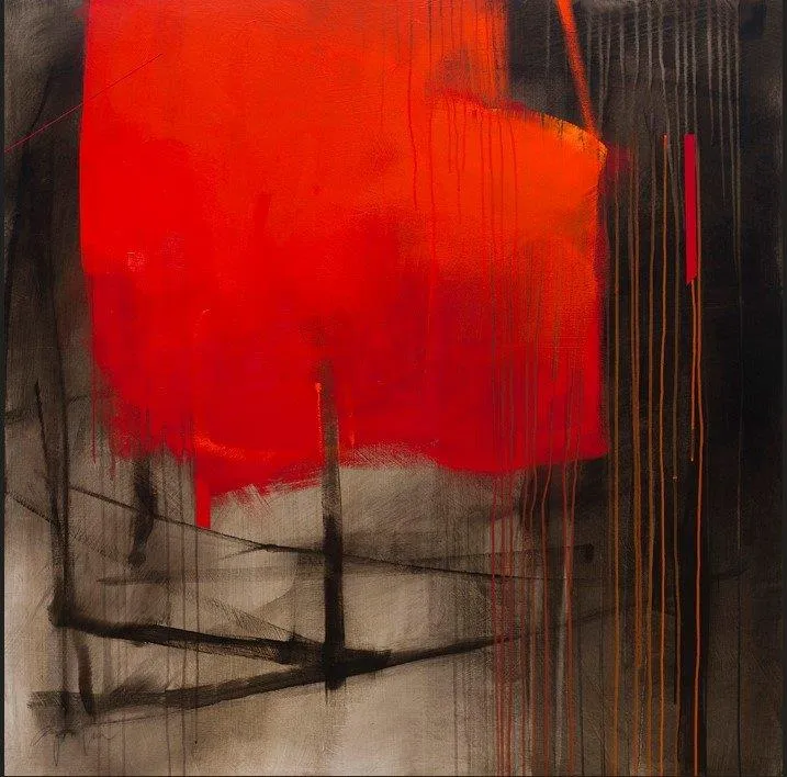 Separated Land #25, Fernando Gaspar, 2017, Acrylic on canvas