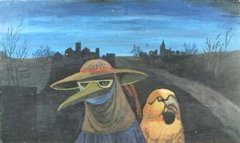 The Night Watch, Terence Tarsnane, 1973, Oil on canvas