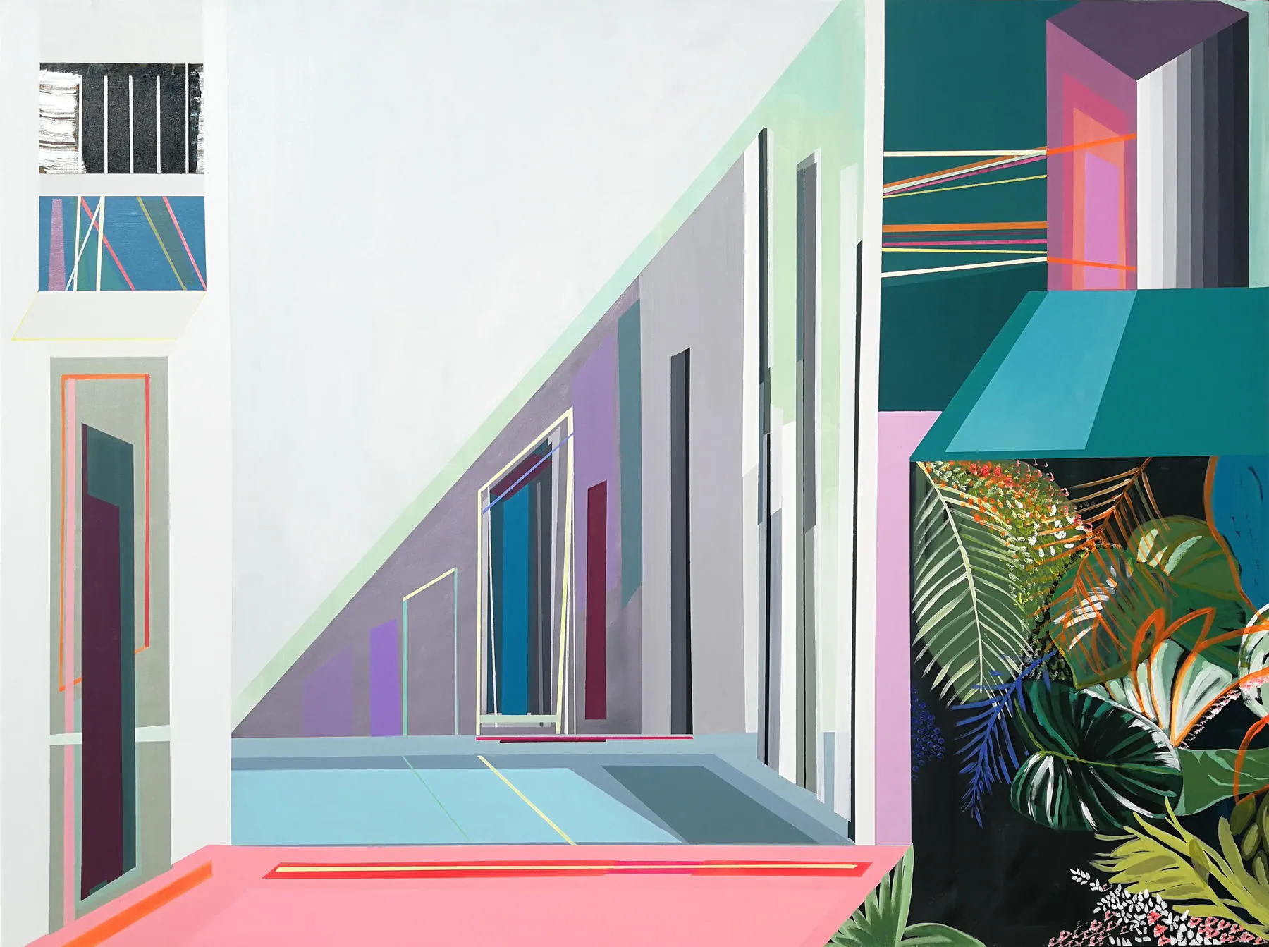 Try to breathe #2, Ana Pais Oliveira, 2019, Acrylic on canvas