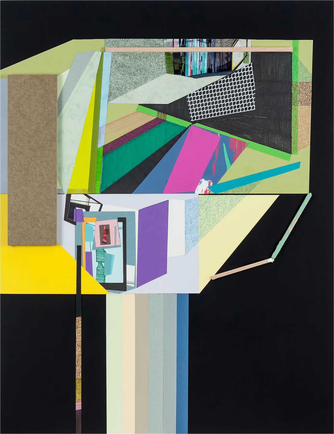 Heavy drawing #53, Ana Pais Oliveira, 2018, Mixed media on card