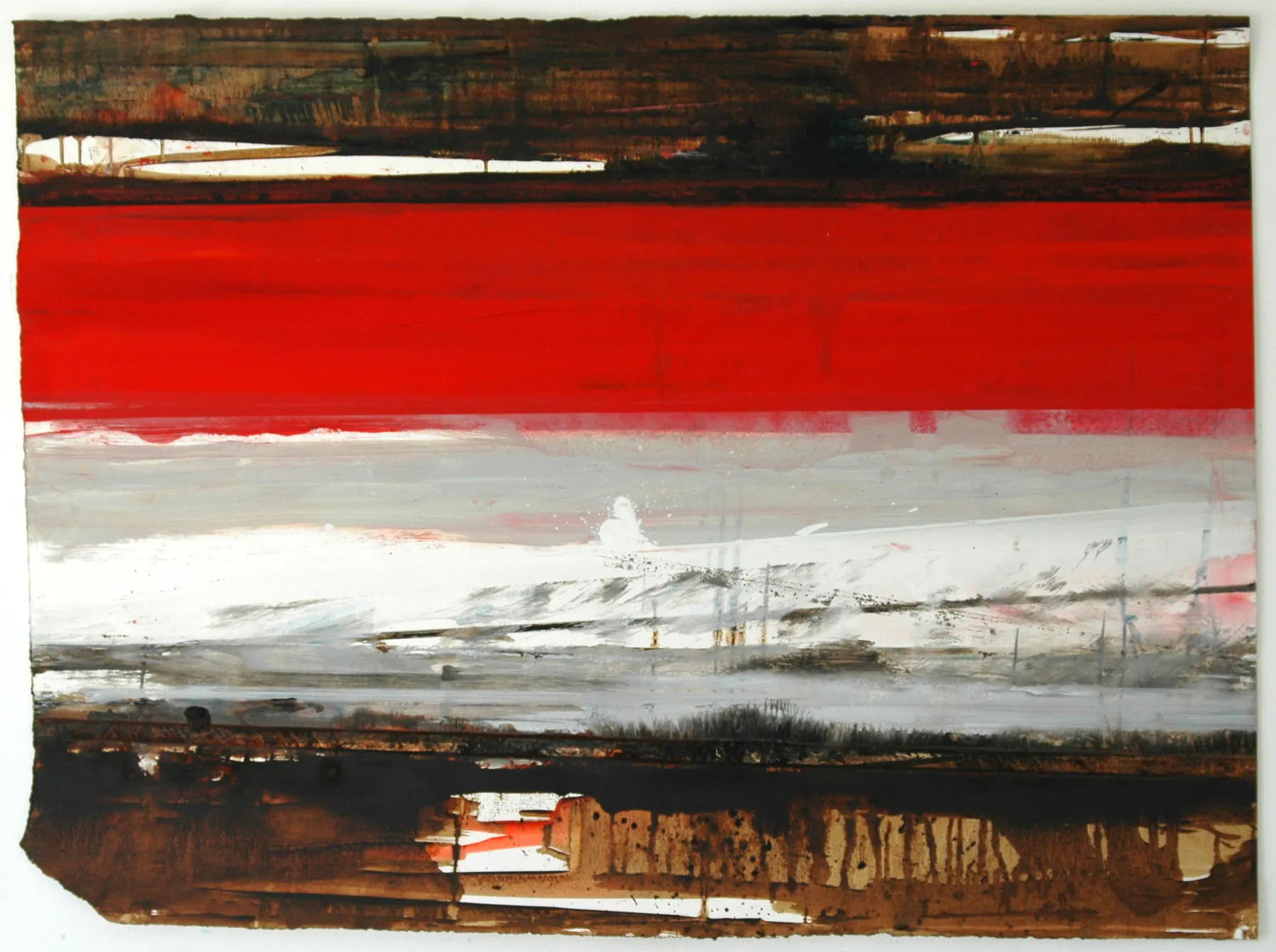 Espelho de Tinta I, Ana Sério, 2012, Oil on paper