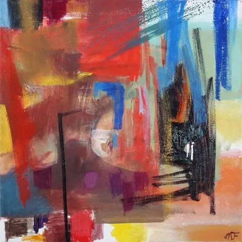 There is always a way, Deolinda Fonseca, 2009, Oil on canvas