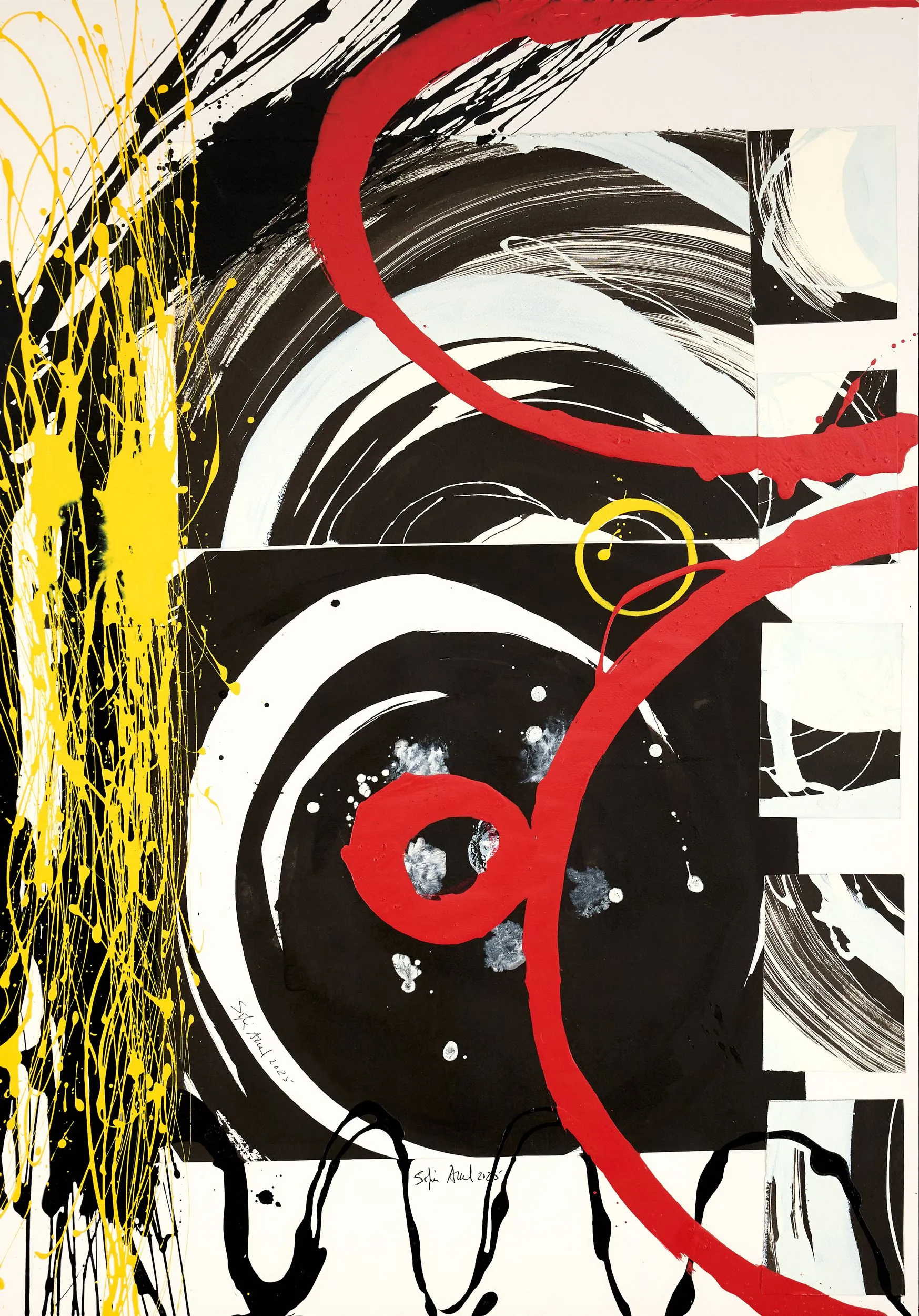 Untitled (299-08), Sofia Areal, 2025, Mixed media on mat board