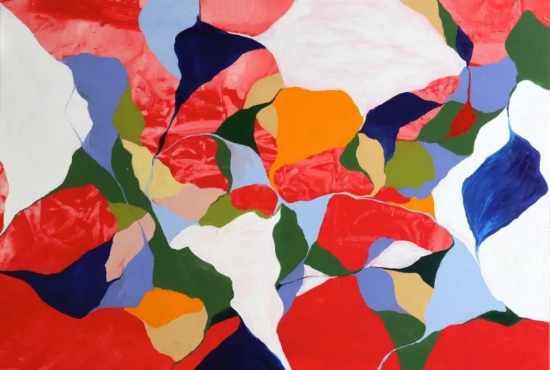 Untitled - série Mapas 20, Carlota Roque Martins, 2021, Oil on canvas