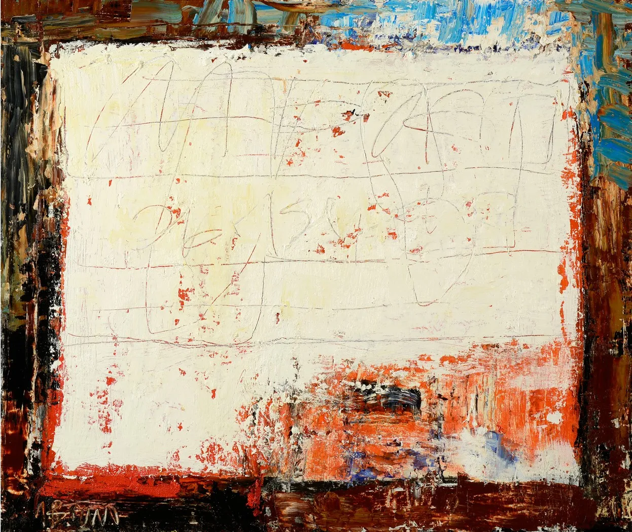 Untitled (217-15), González Bravo, 2019, Oil on canvas