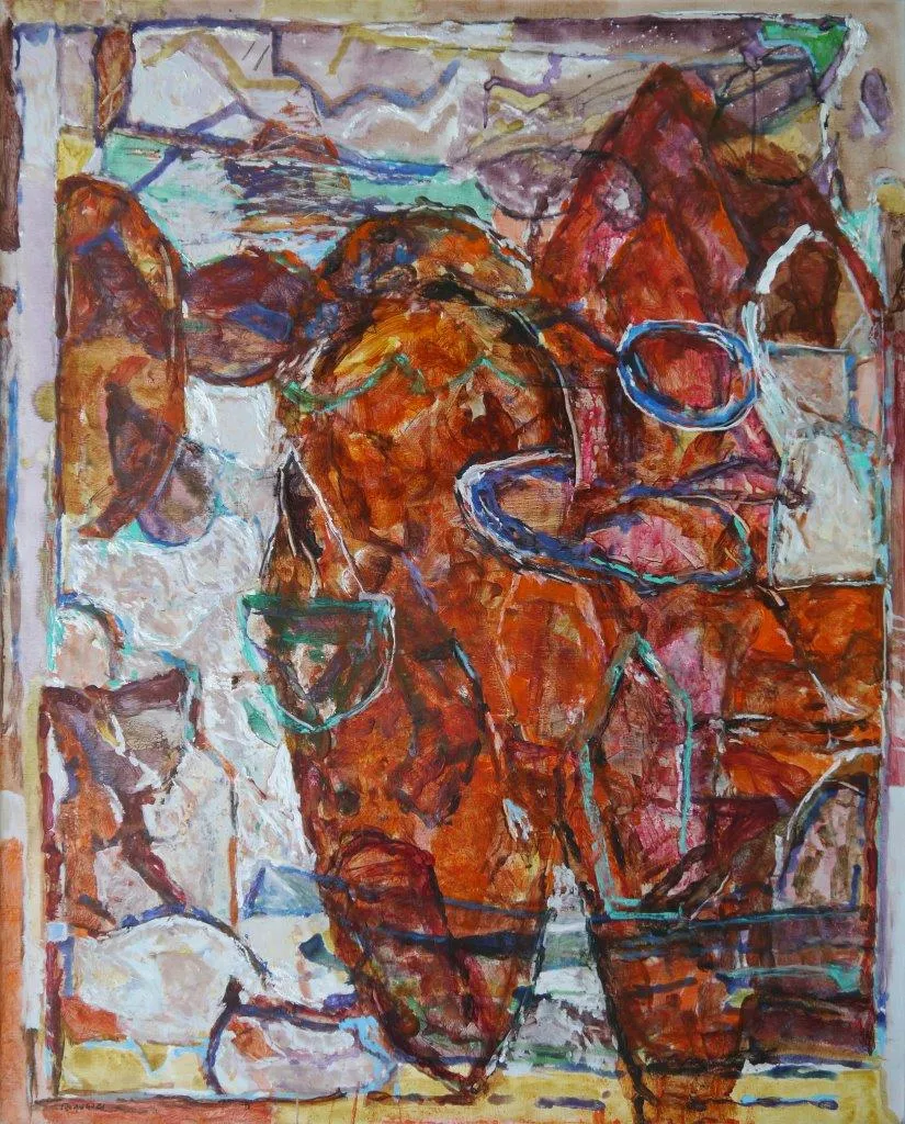 Untitled (221-01), Luís Rodrigues, 2020, Acrylic on canvas