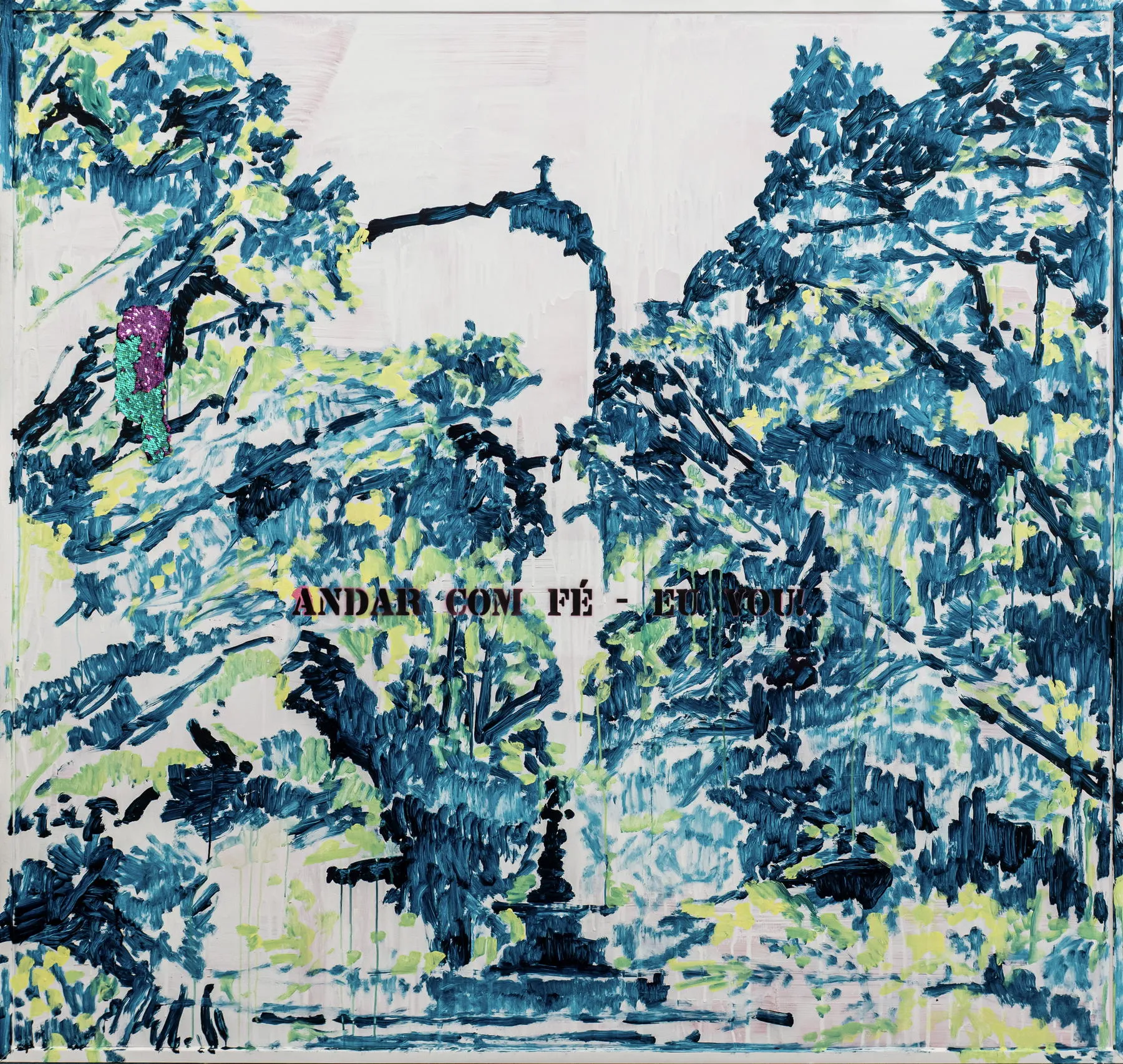 Walking with faith - I will, Maísa Champalimaud, 2026, Acrylic on acrylic box with frame