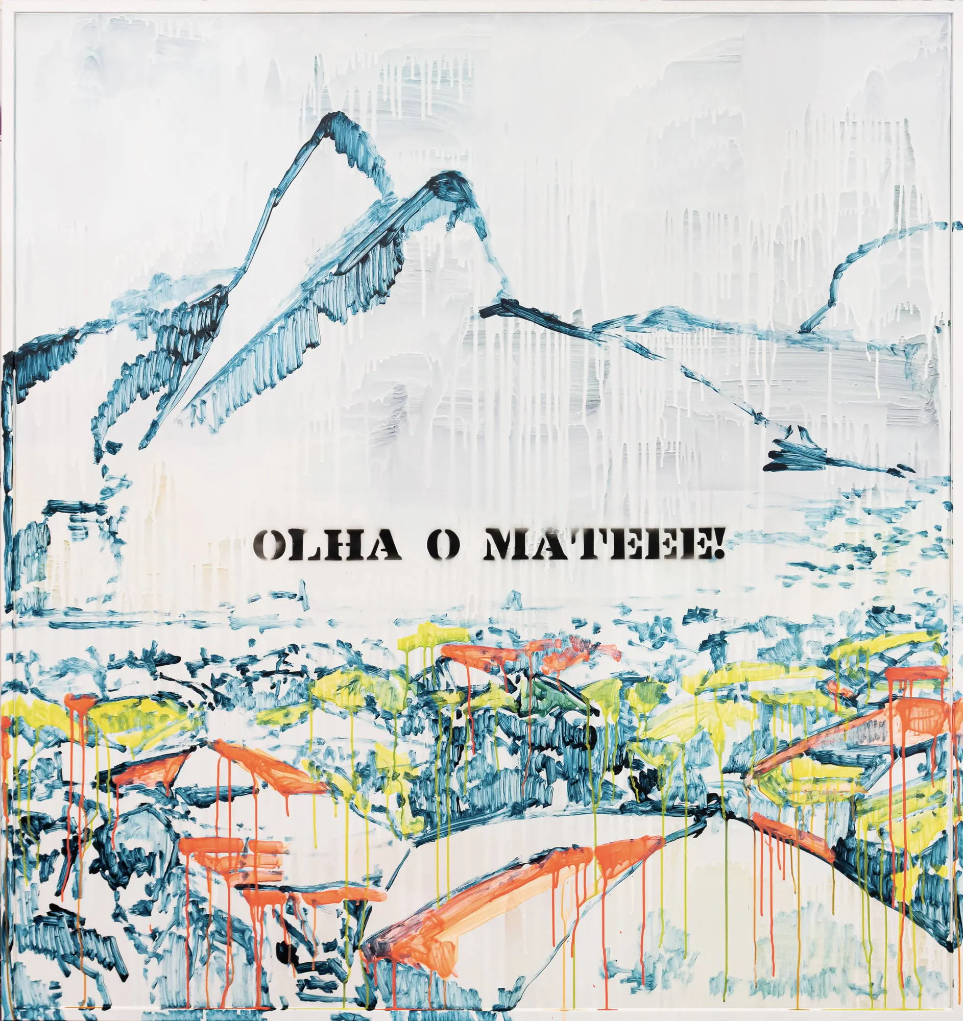 Olha o Mateee, Maísa Champalimaud, 2026, Acrylic on acrylic box with frame