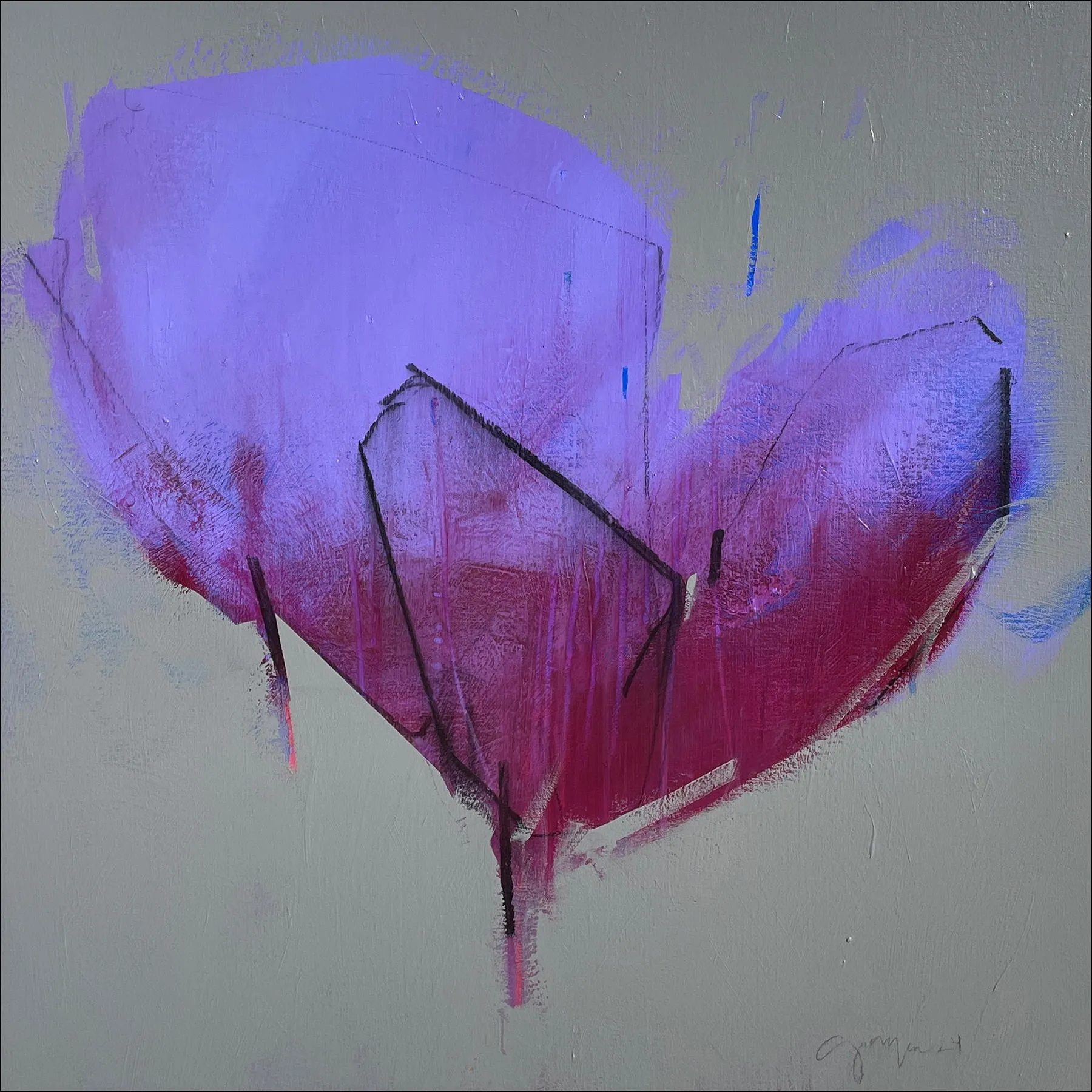 flor-flor #46, Fernando Gaspar, 2024, Acrylic on canvas