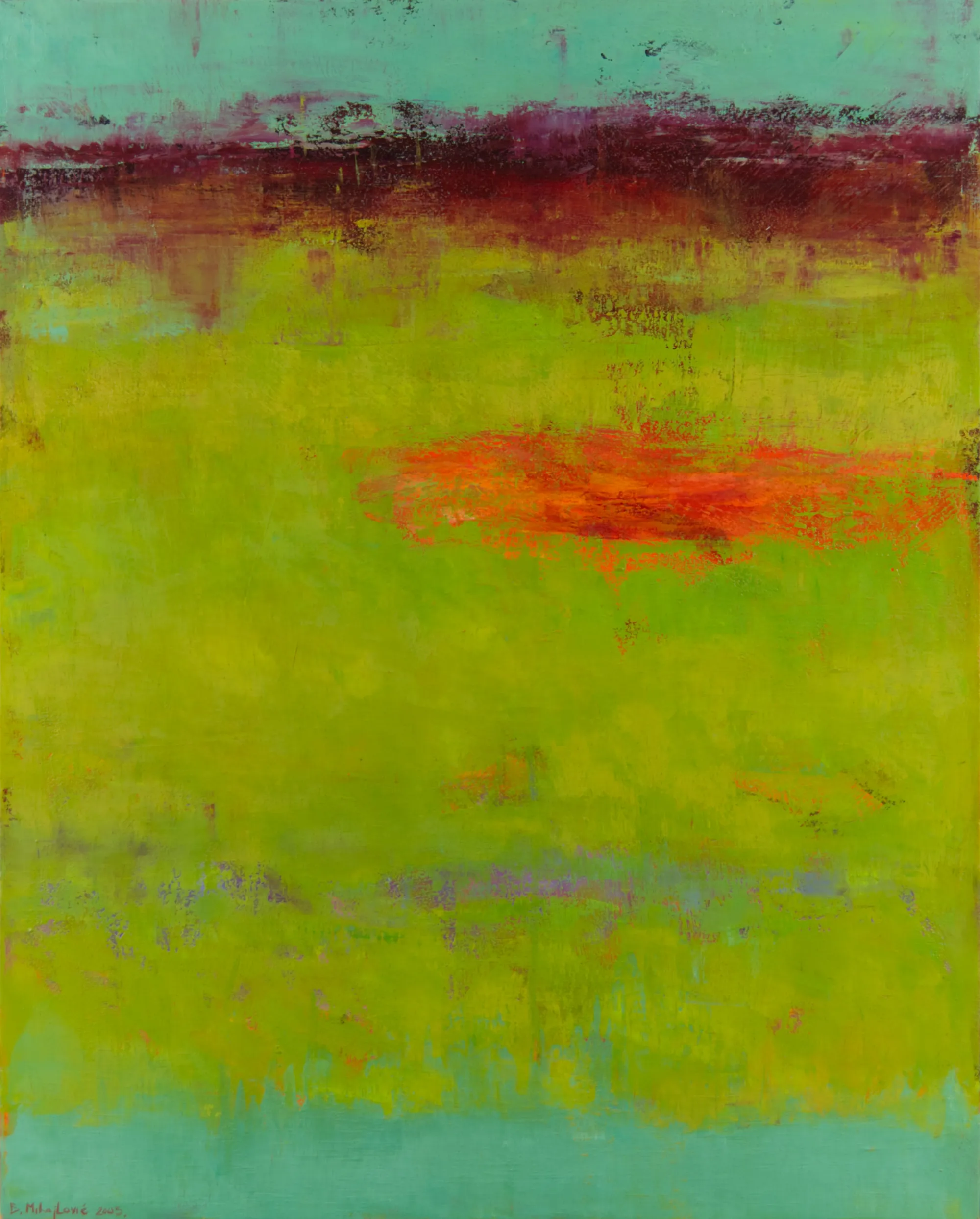 A.P.25-681, Branislav Mihajlović, 2025, Oil on canvas
