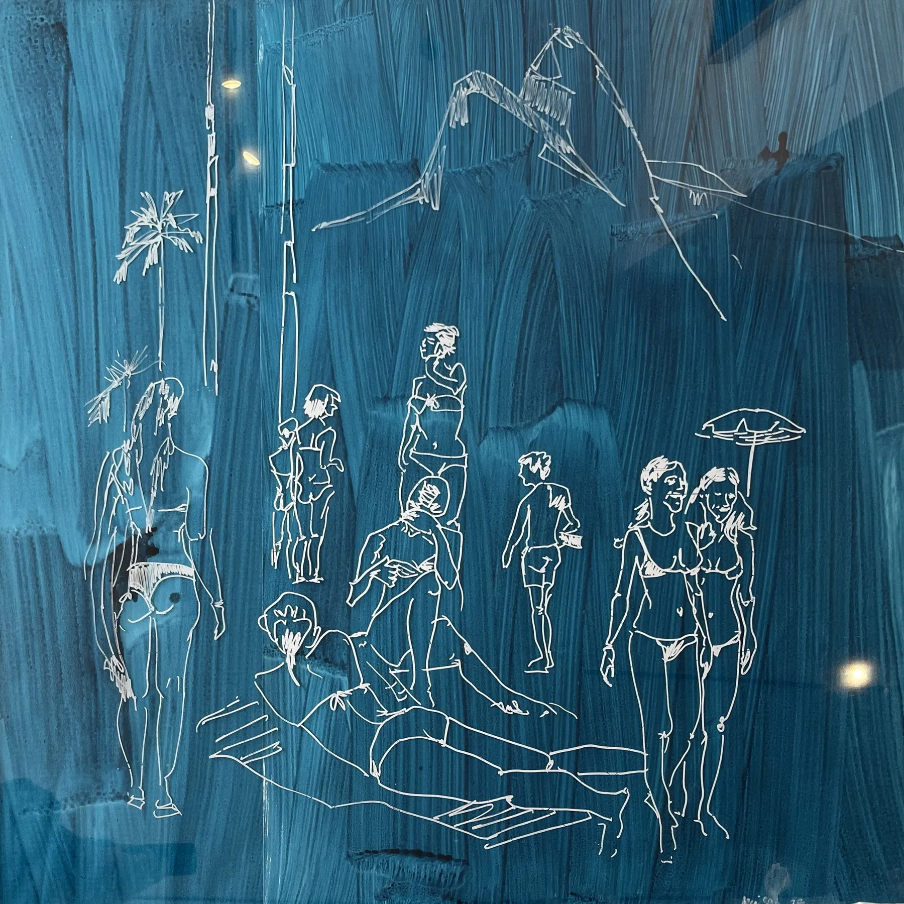 Finissage #1, Maísa Champalimaud, 2026, Acrylic on acrylic on paper