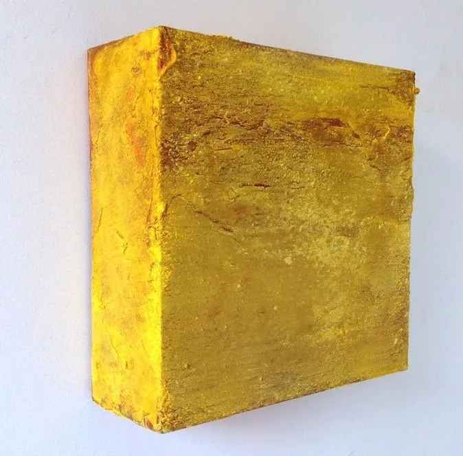Pequenos Campos, Alberto Reguera, 2018, Mixed media on canvas