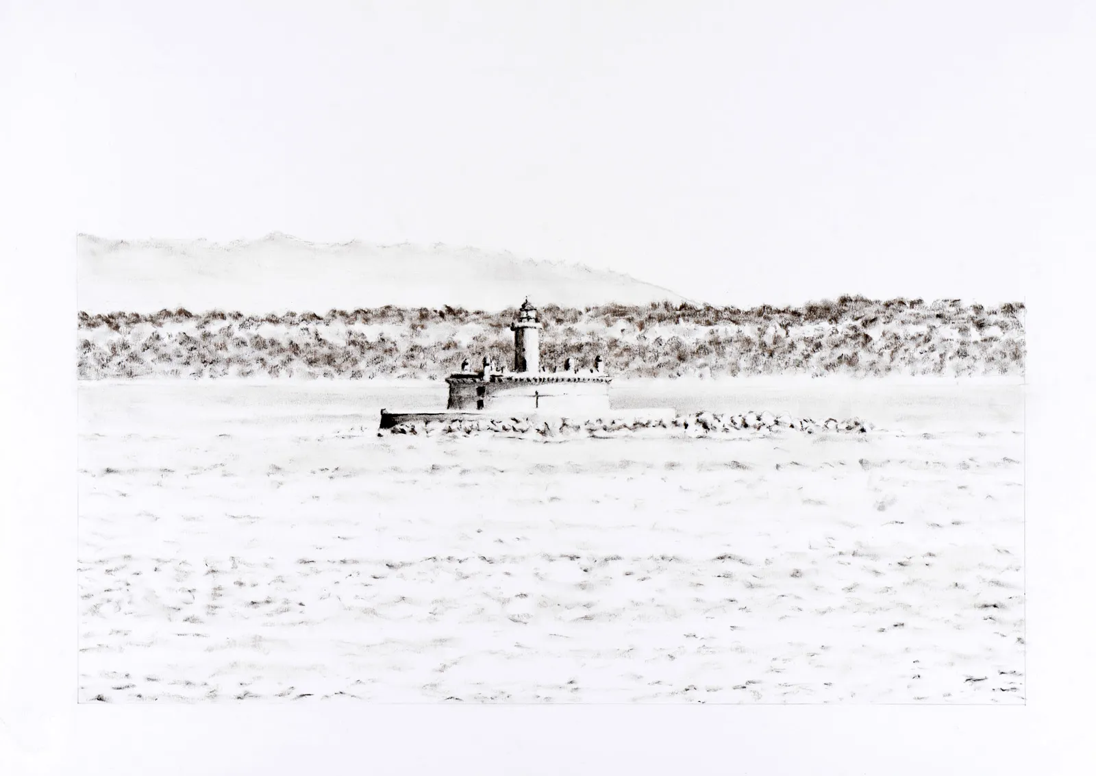 Forte S. Lourenço, Hector Ramsay, 2015, Graphite on paper