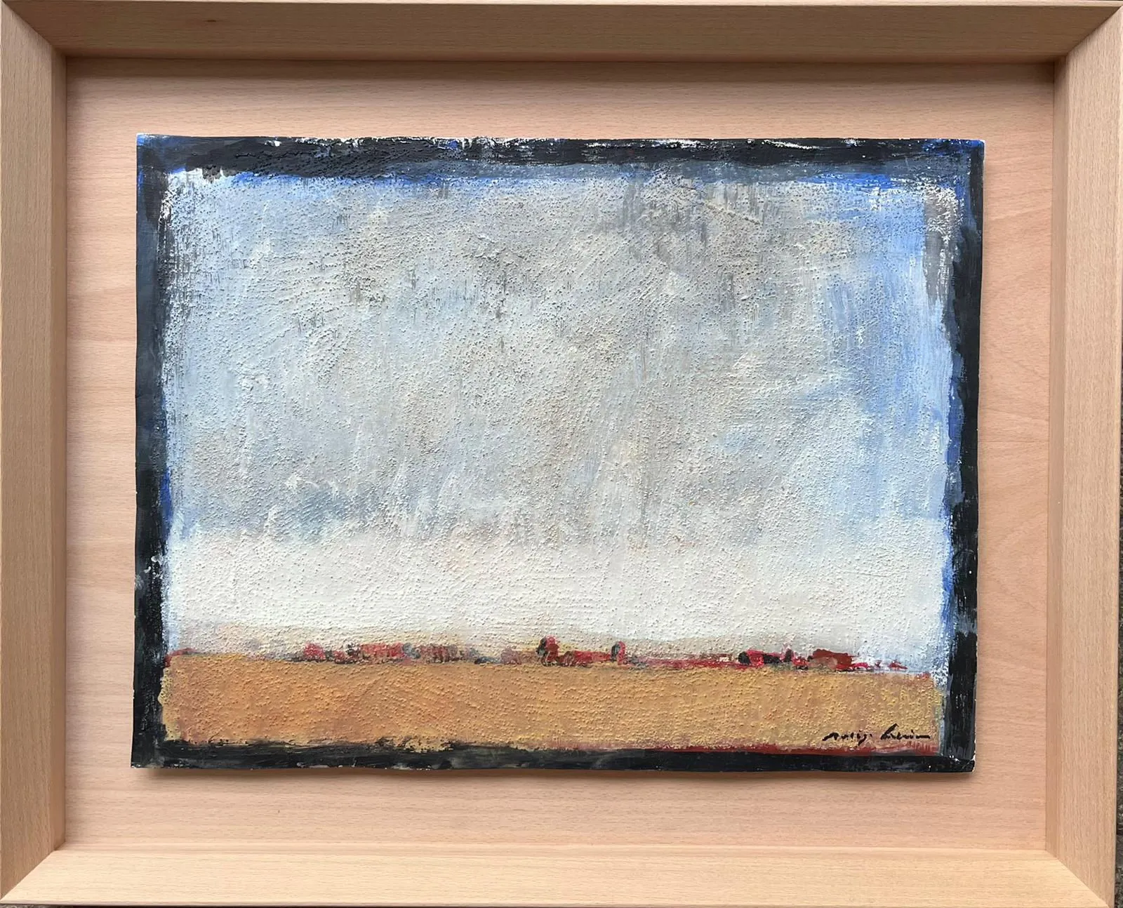 Ciel II, Rodrigo Ferreira, 2025, Oil on paper