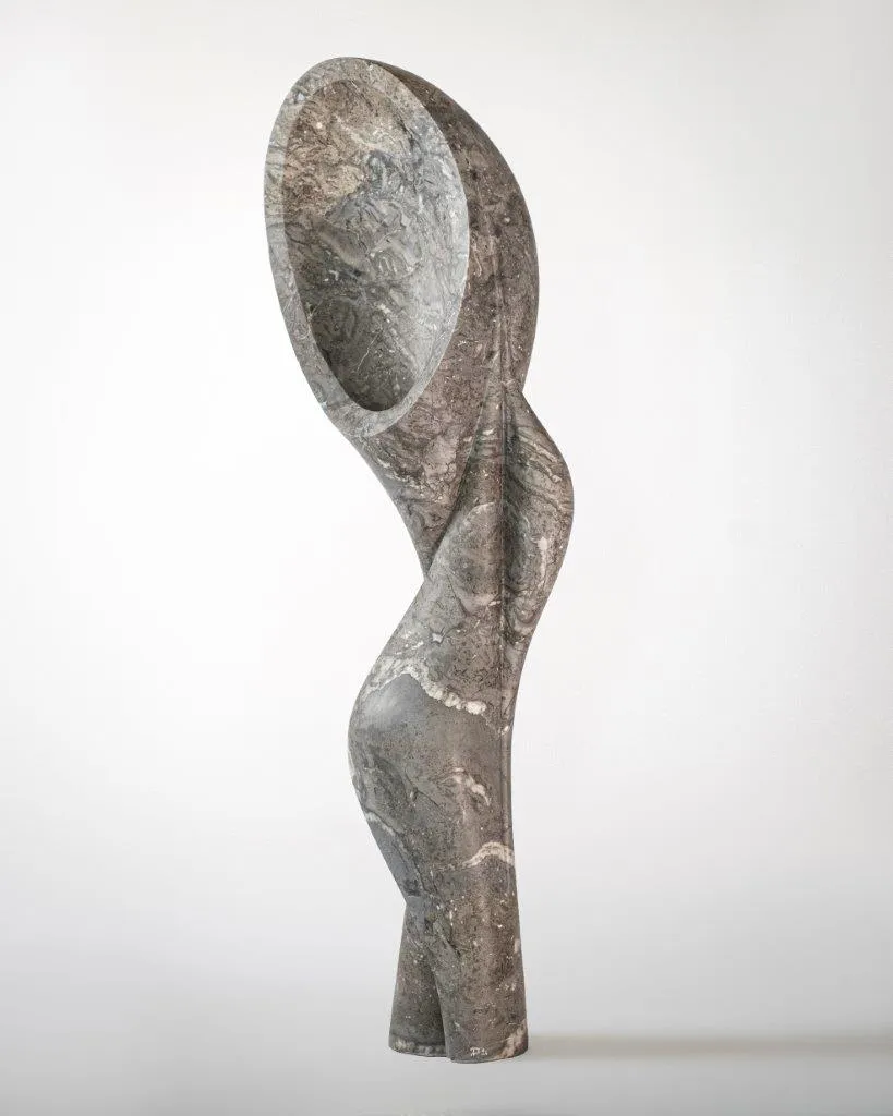 Fleol, Tom Jablin, 2024, Arudy marble sculpture
