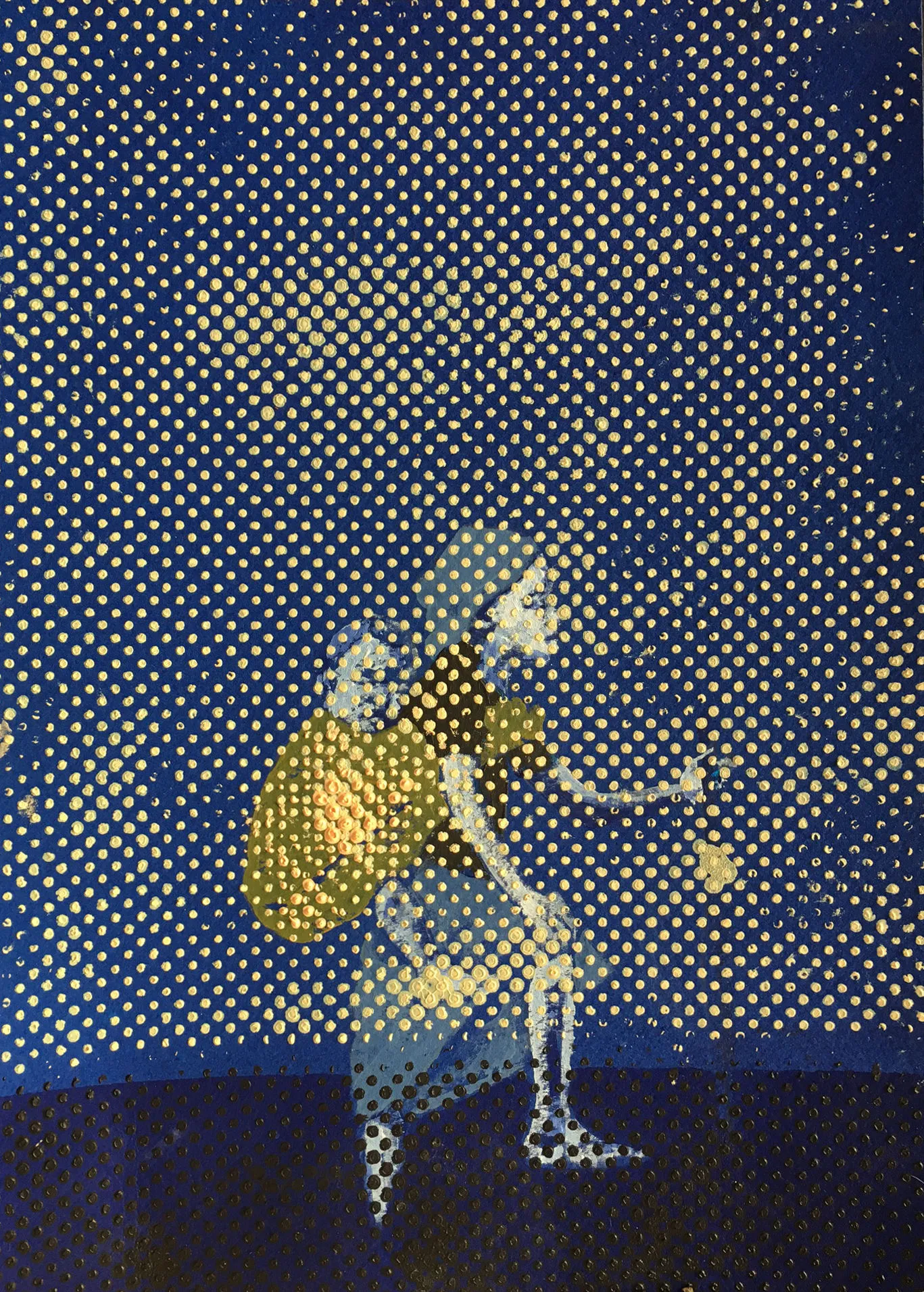 Untitled, Pedro Batista, Acrylic and natural pigment on paper
