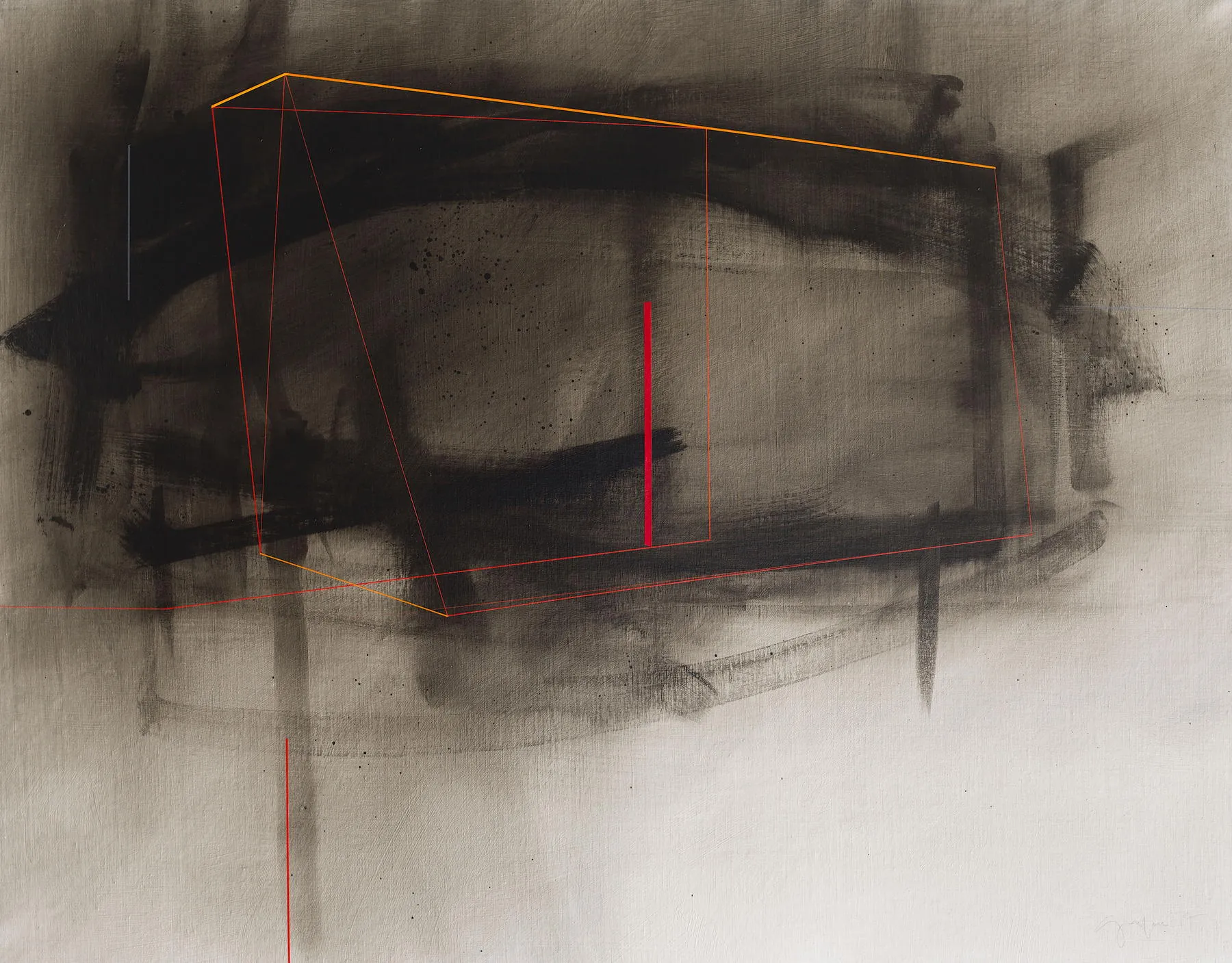 Separated Land #71, Fernando Gaspar, 2017, Acrylic on canvas