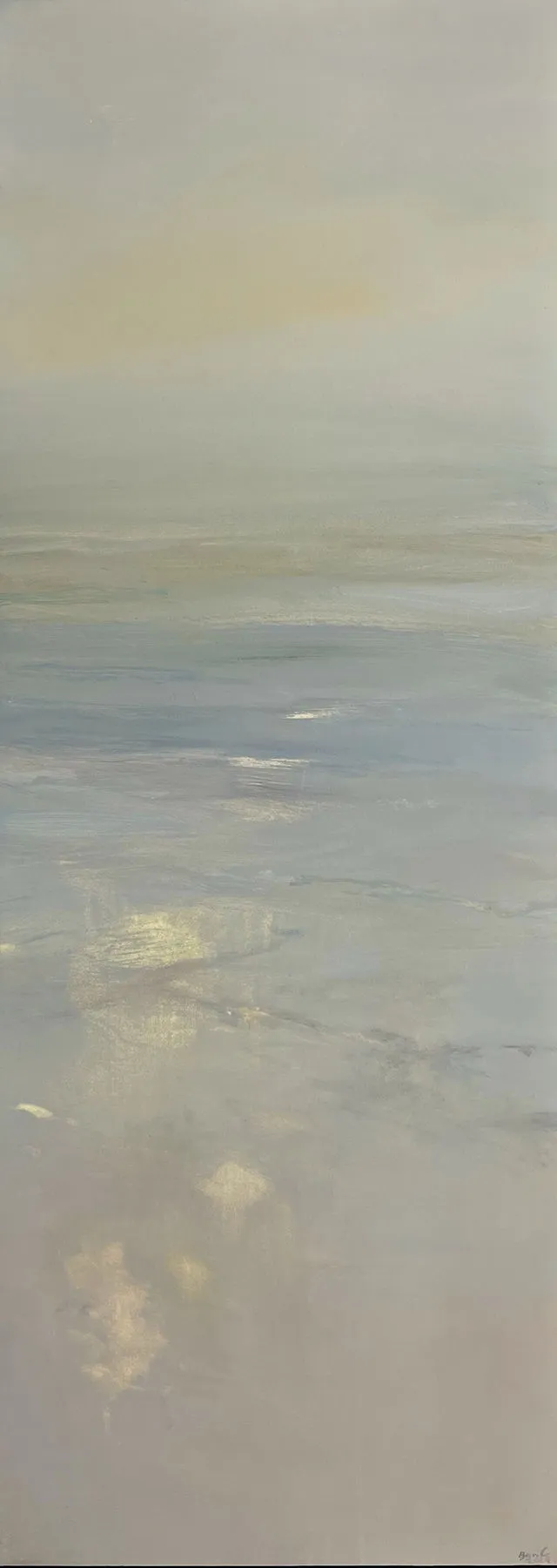 Untitled (282-10), Paulo Barreiros Cardoso, 2024, Oil on paper on aluminium