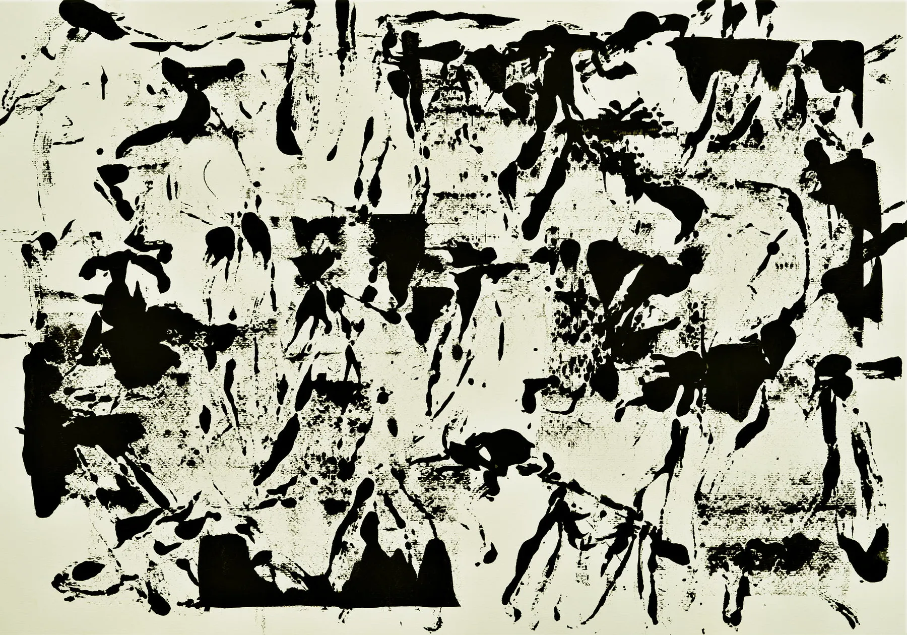 Étude 1, Jean Pierre Porcher, 2020, Acrylic on paper