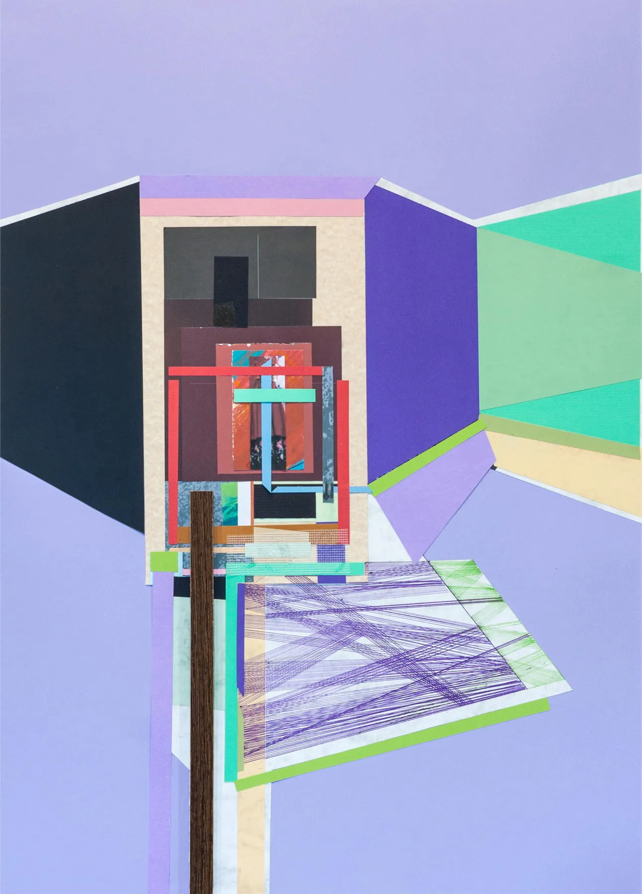 Heavy drawing #32, Ana Pais Oliveira, 2017, Mixed media on card
