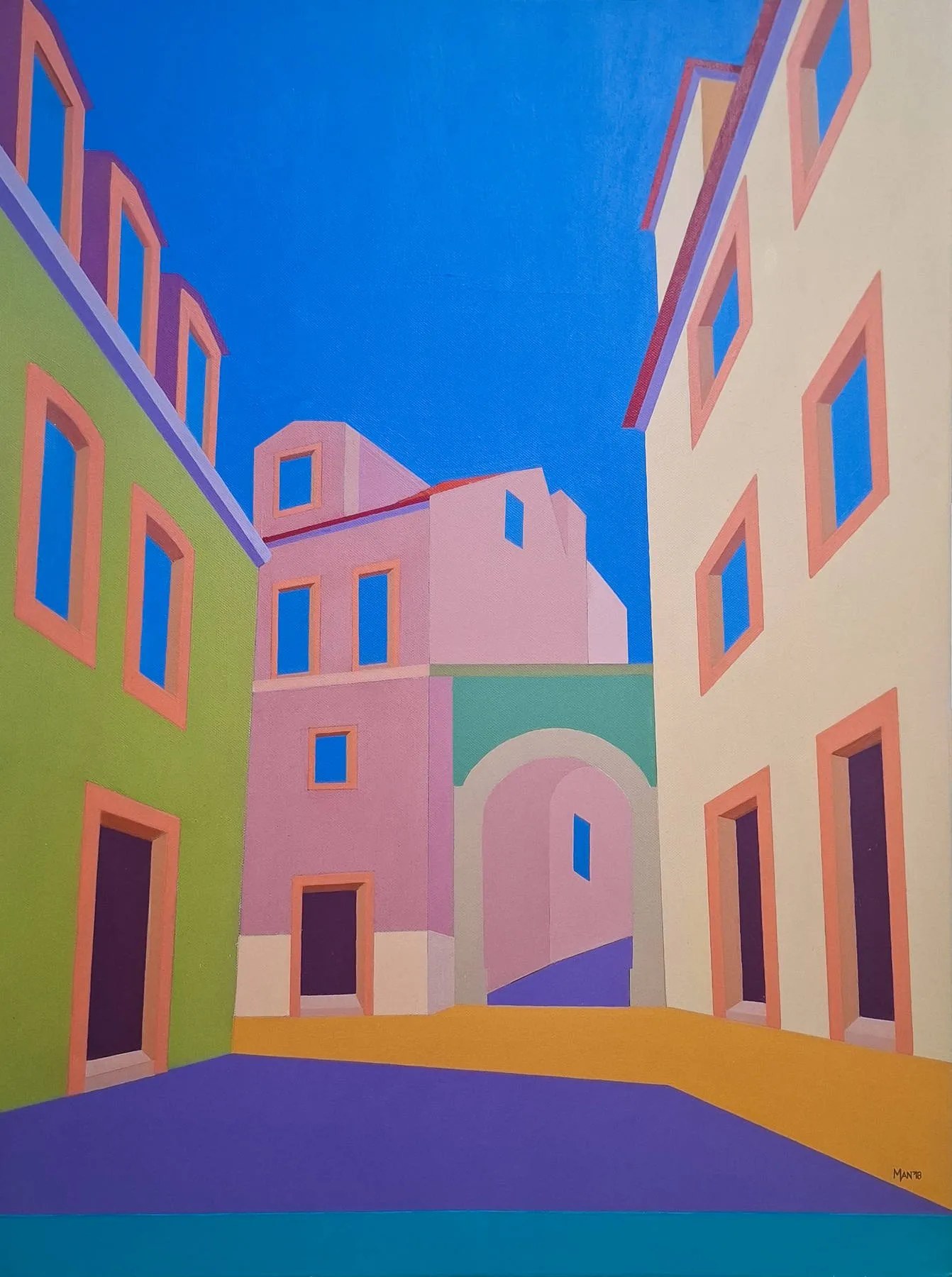 Graça II, MAN, 2018, Acrylic on canvas
