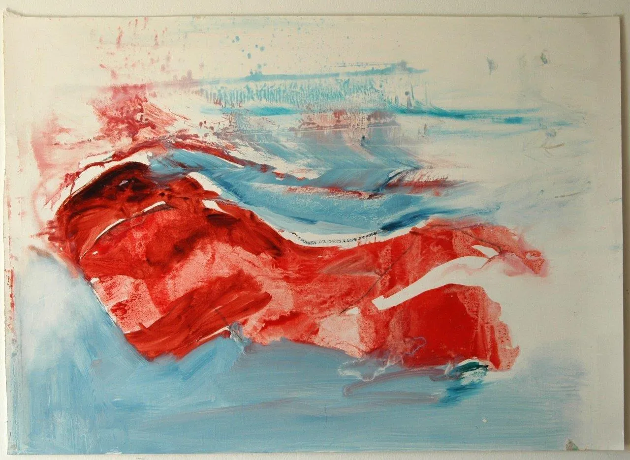 Da vida das Dunas#5, Ana Sério, 2016, Oil on paper