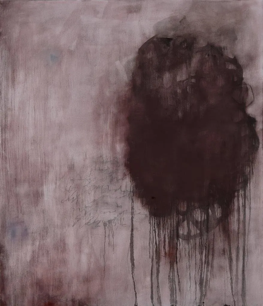 System, Steven Seinberg, 2023, Oil and graphite on canvas