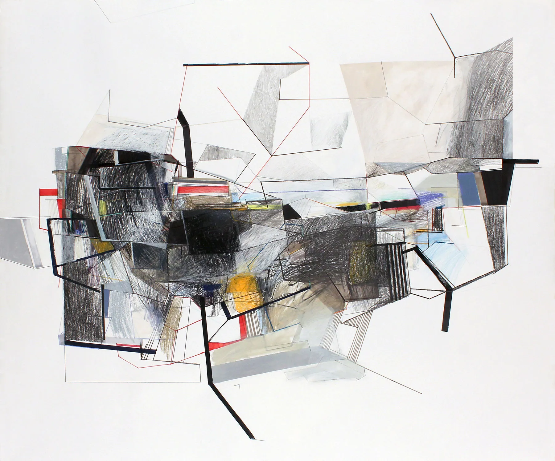 Micro-Selfie II, Susana Chasse, 2015, Mixed media on paper