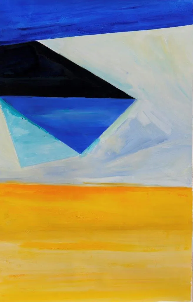 Aresta VI, Ana Sério, 2022, Oil on paper
