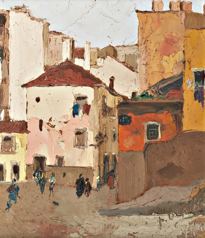Untitled, Pedro Olaio, 1970, Oil on canvas